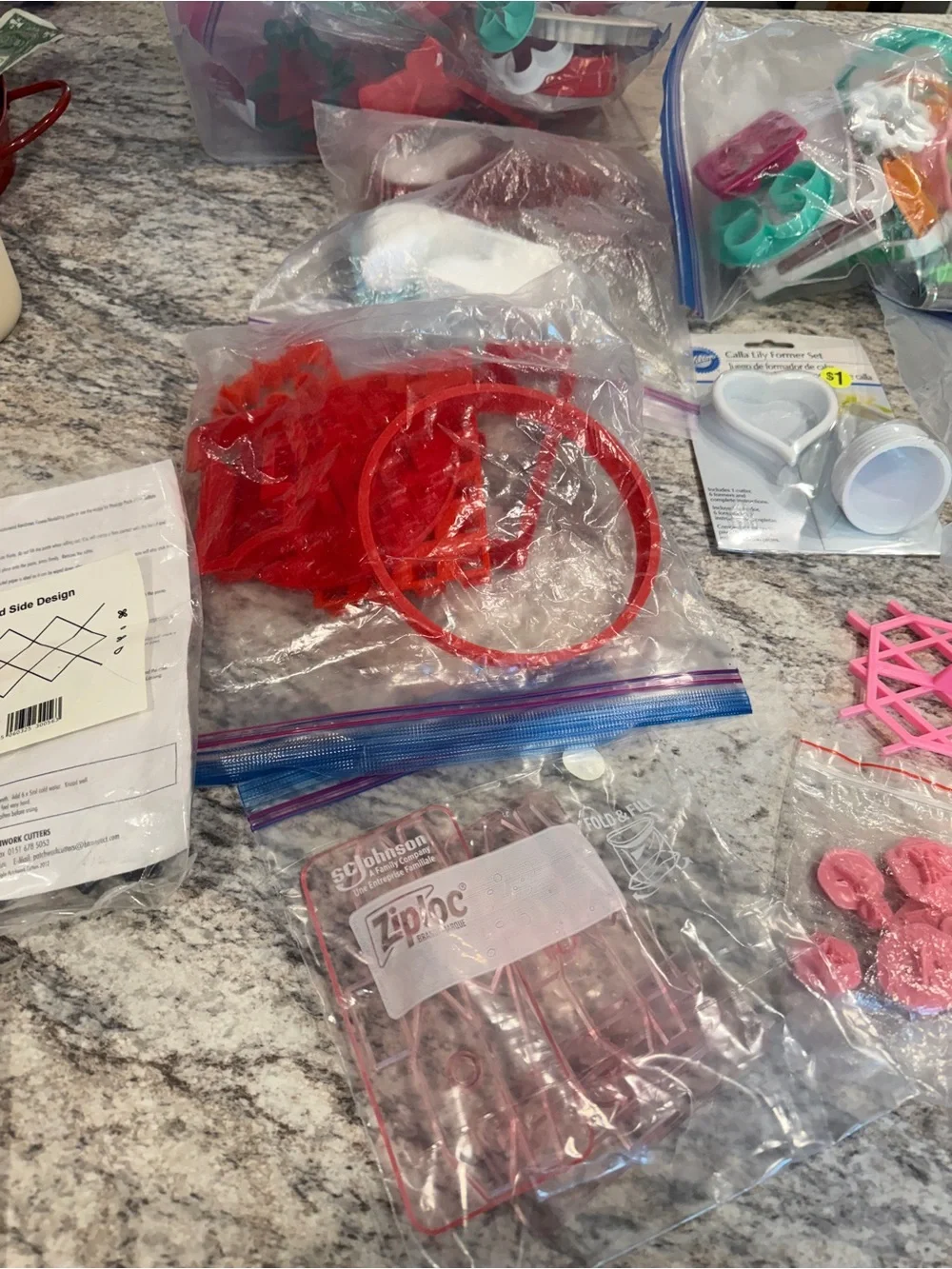 Huge Cookie Decorating & Fondant Cutter Lot – 3D Printed, Wilton & More baking
